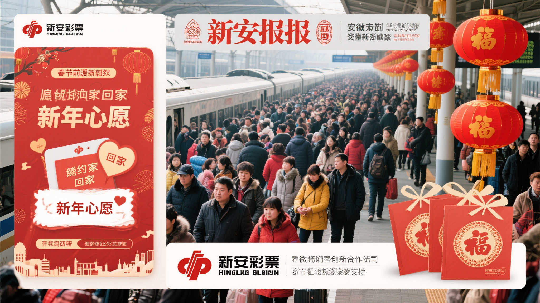 每逢春节临近，归家的人群踏上春运路，一场