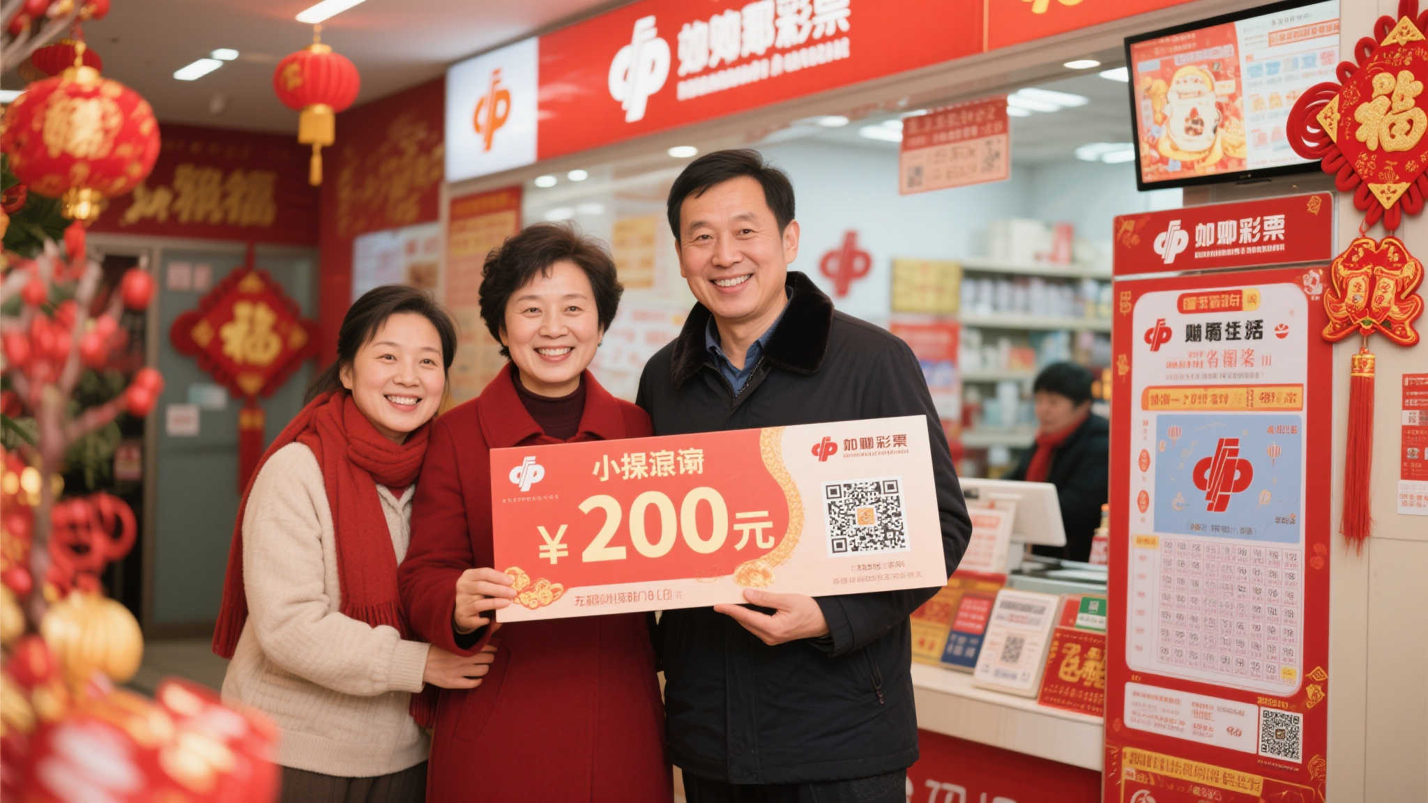 彩民喜中福彩200万 春节返乡送惊喜