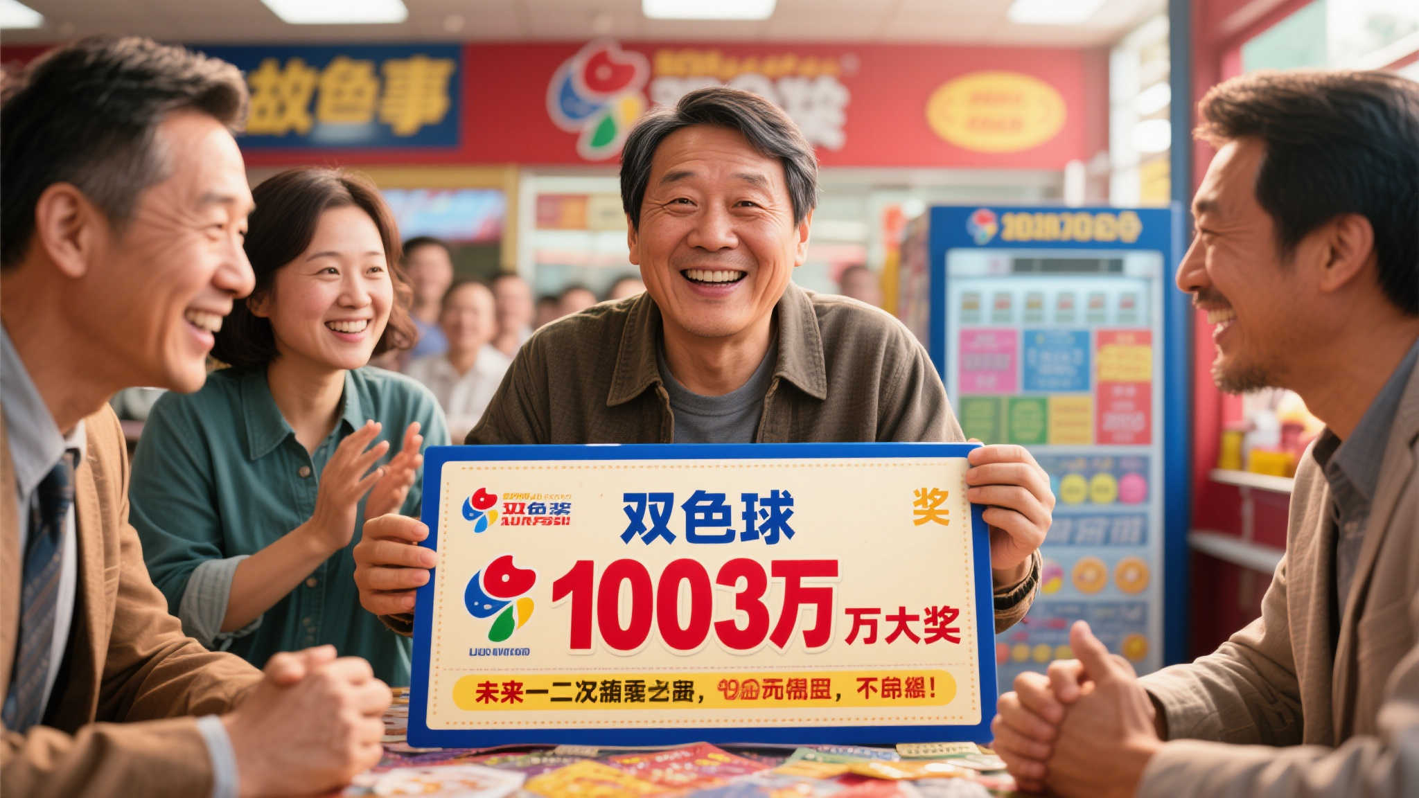 西安青年喜中双色球千万大奖，奖金高达1003.9万！